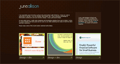 Desktop Screenshot of juneallison.com
