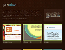 Tablet Screenshot of juneallison.com